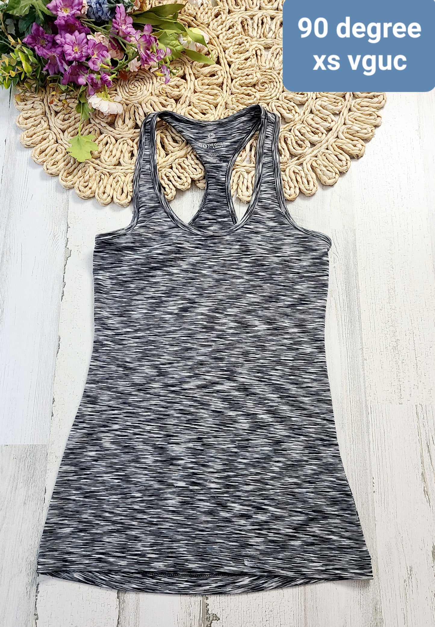90 degrees heather gray tank