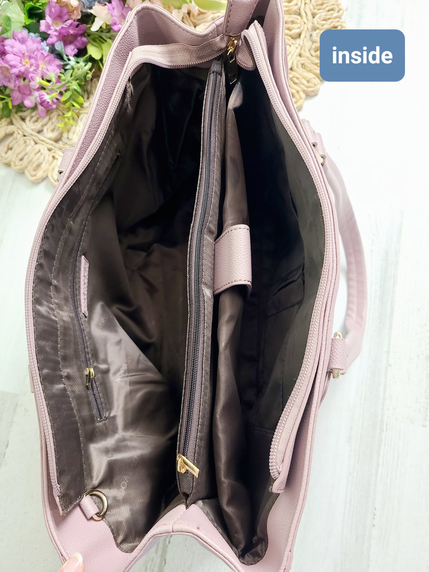 lovevook pink tote