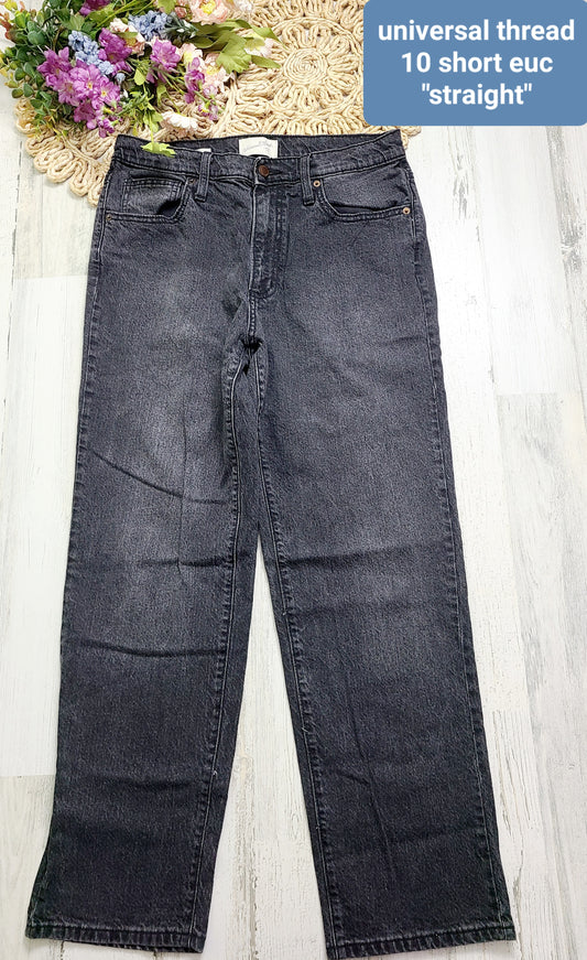 straight 10 short jeans womens
