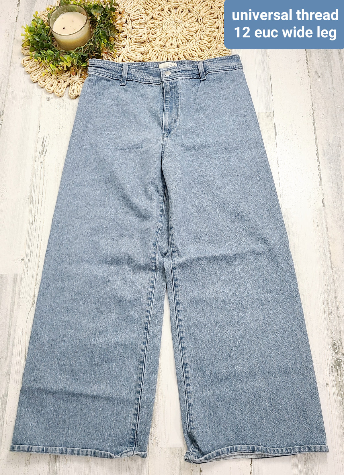 sz 12 wide leg universal thread