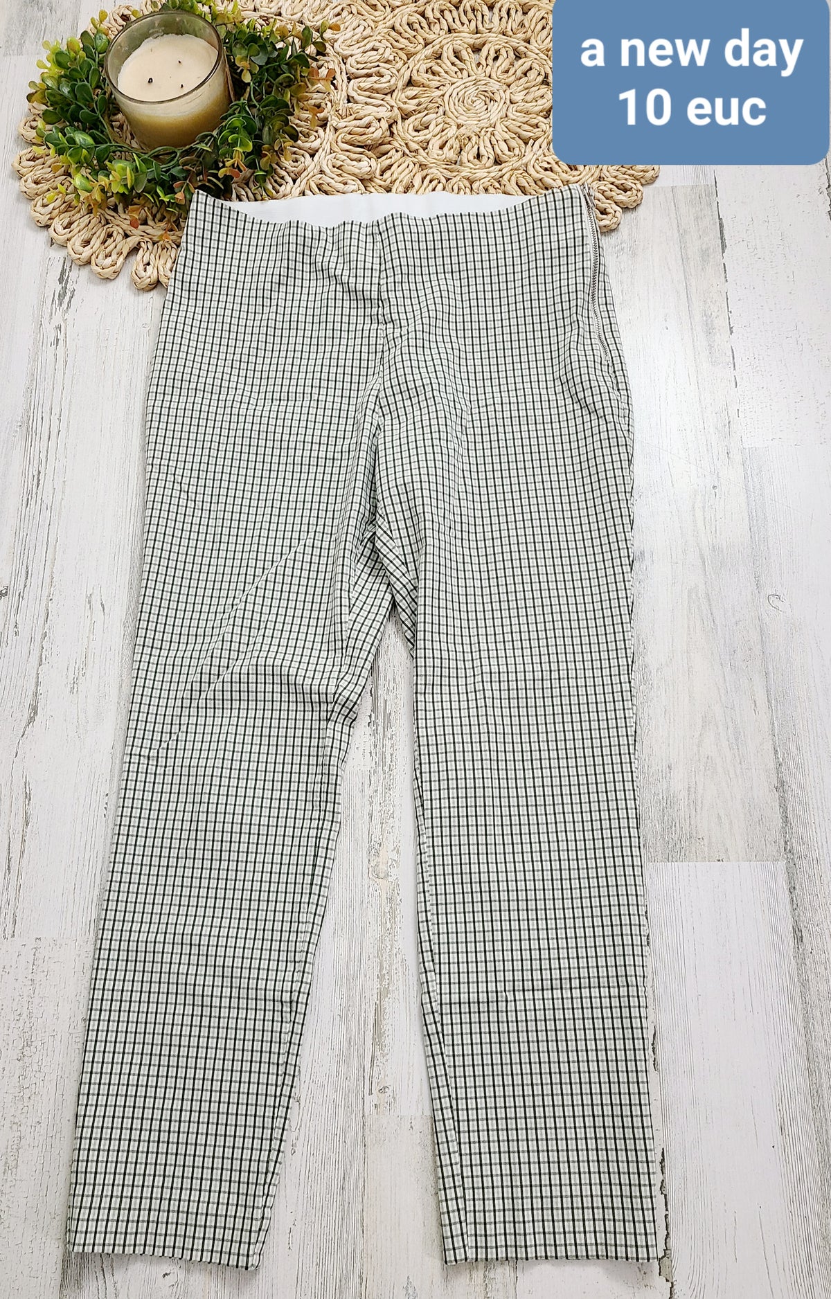 plaid pants a new day sz 10