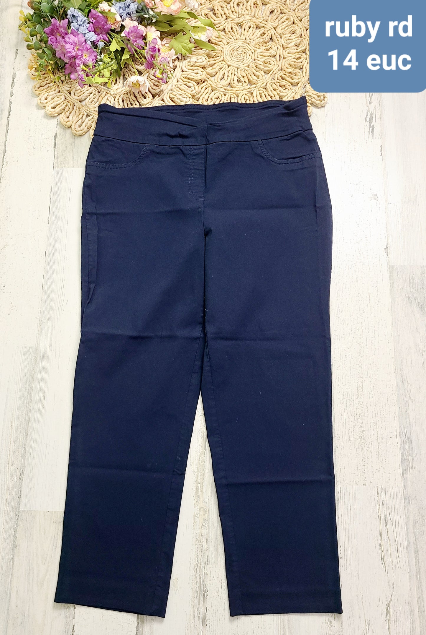 ruby rd navy pants