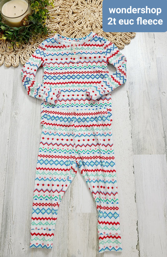 wondershop winter fleece pajamas white