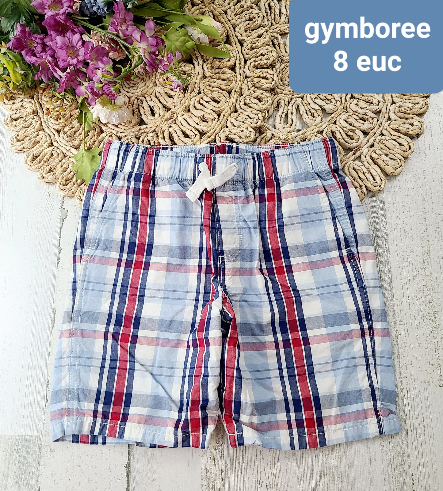 gymboree plaid shorts july