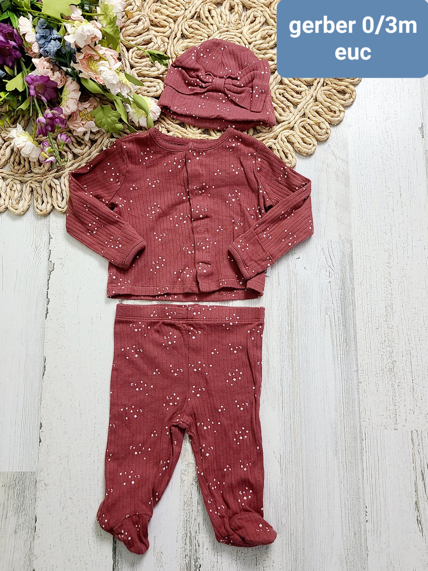 gerber rust bow hat