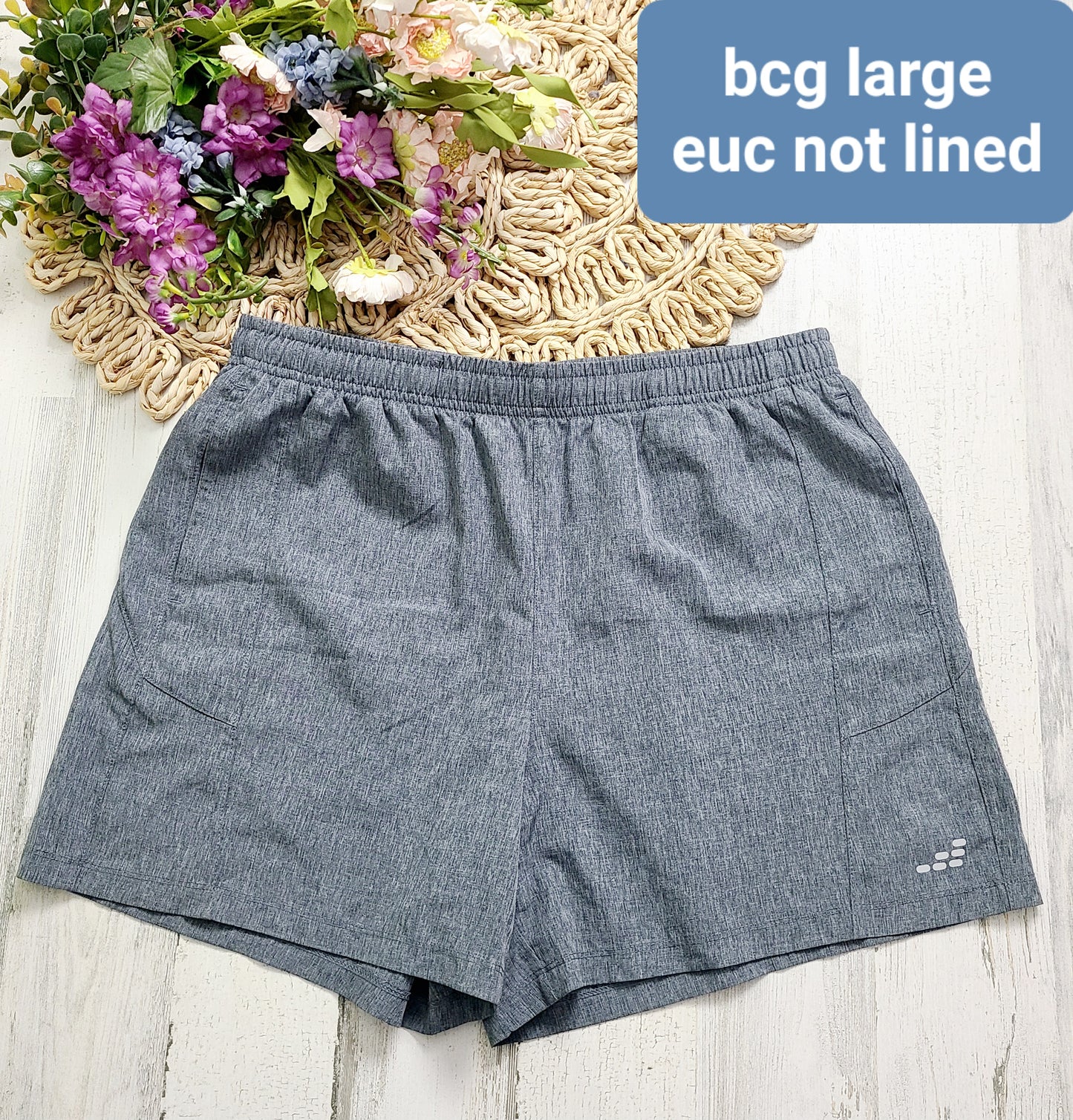 bcg gray shorts womens