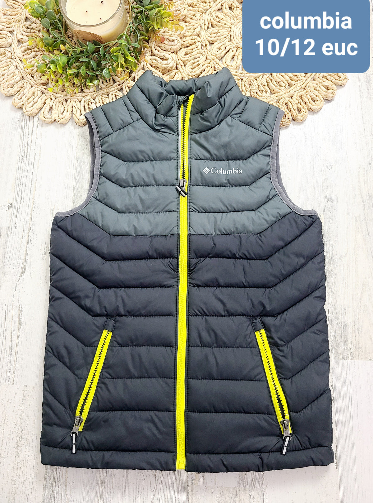 puffer vest columbia boys