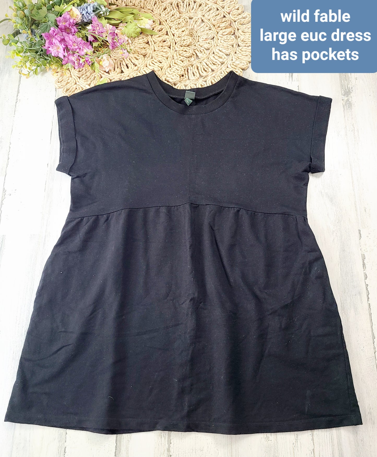 black wild fable dress with pockets