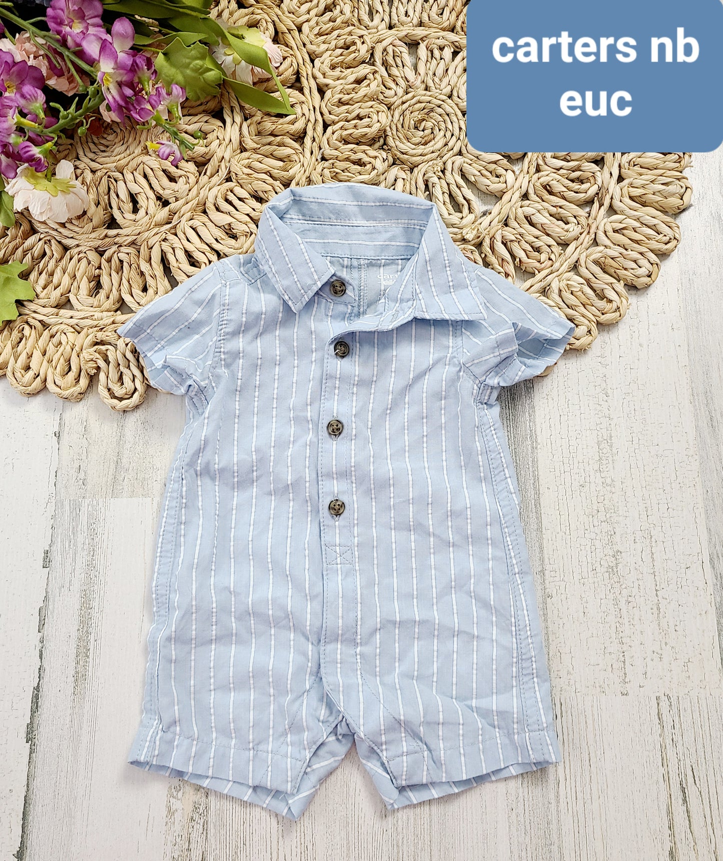 carters striped blue nb