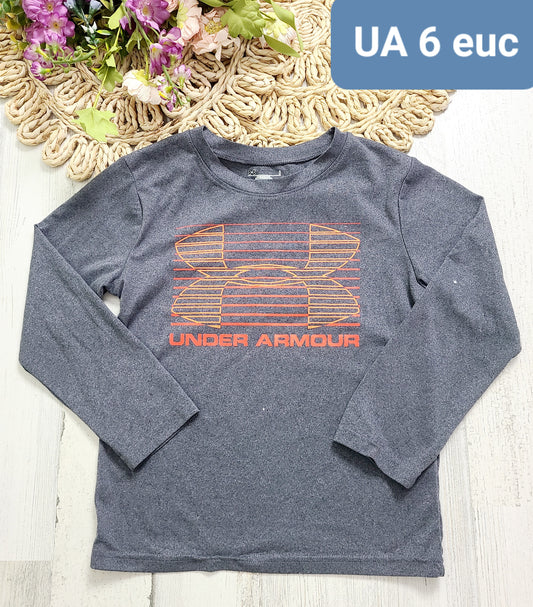 gray orange long sleeve ua