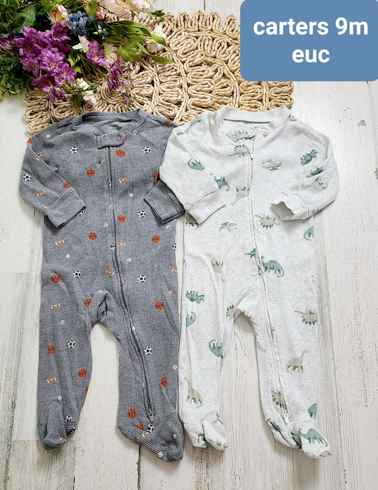 carters sports and dino pj