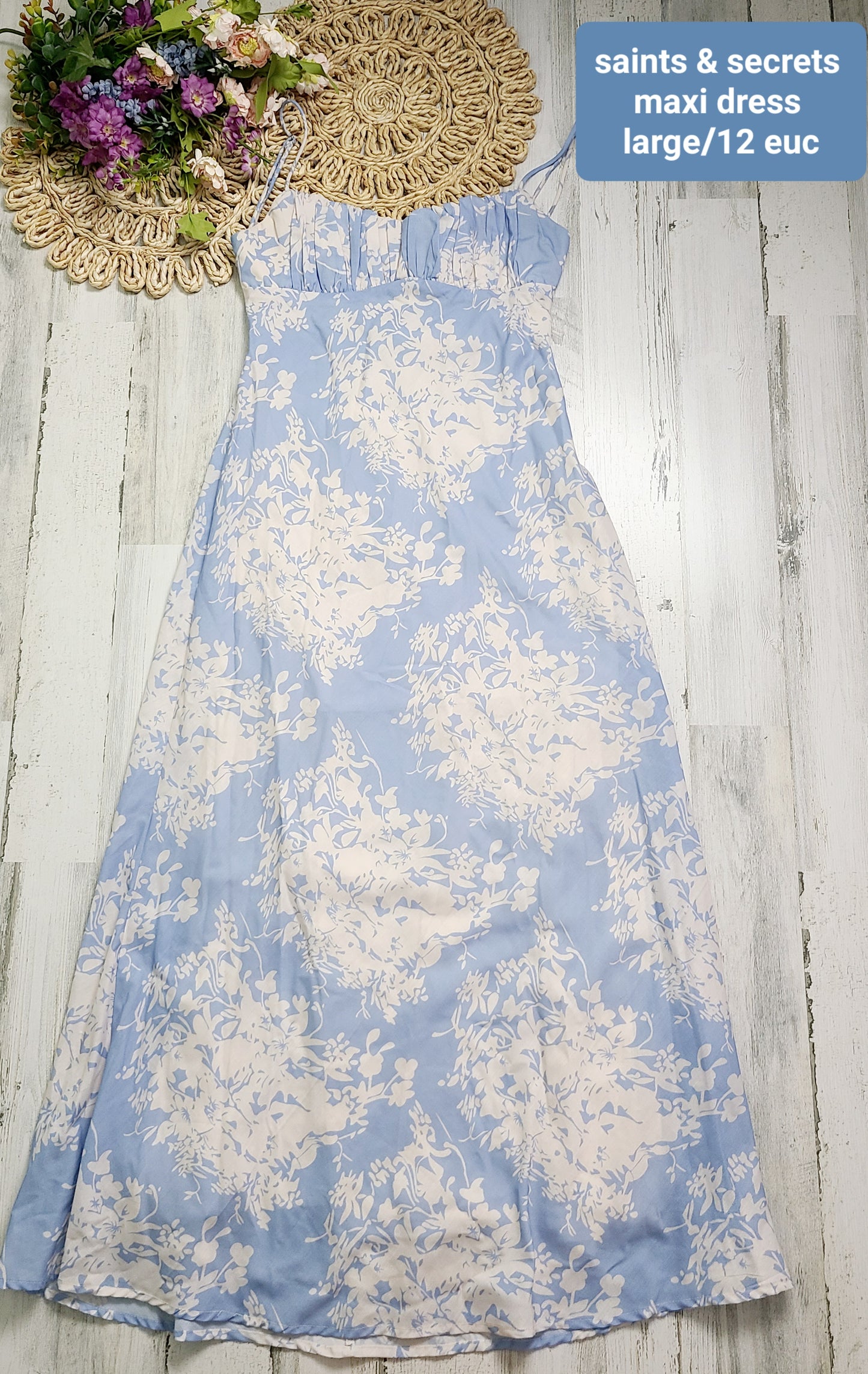 Saints & secrets open back dress