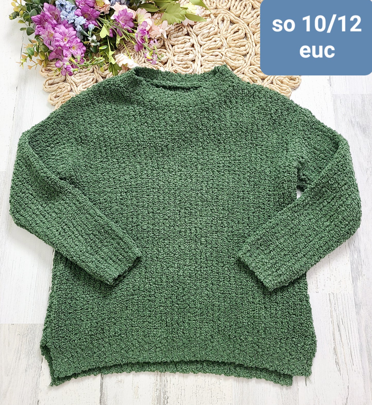 green sweater so brand
