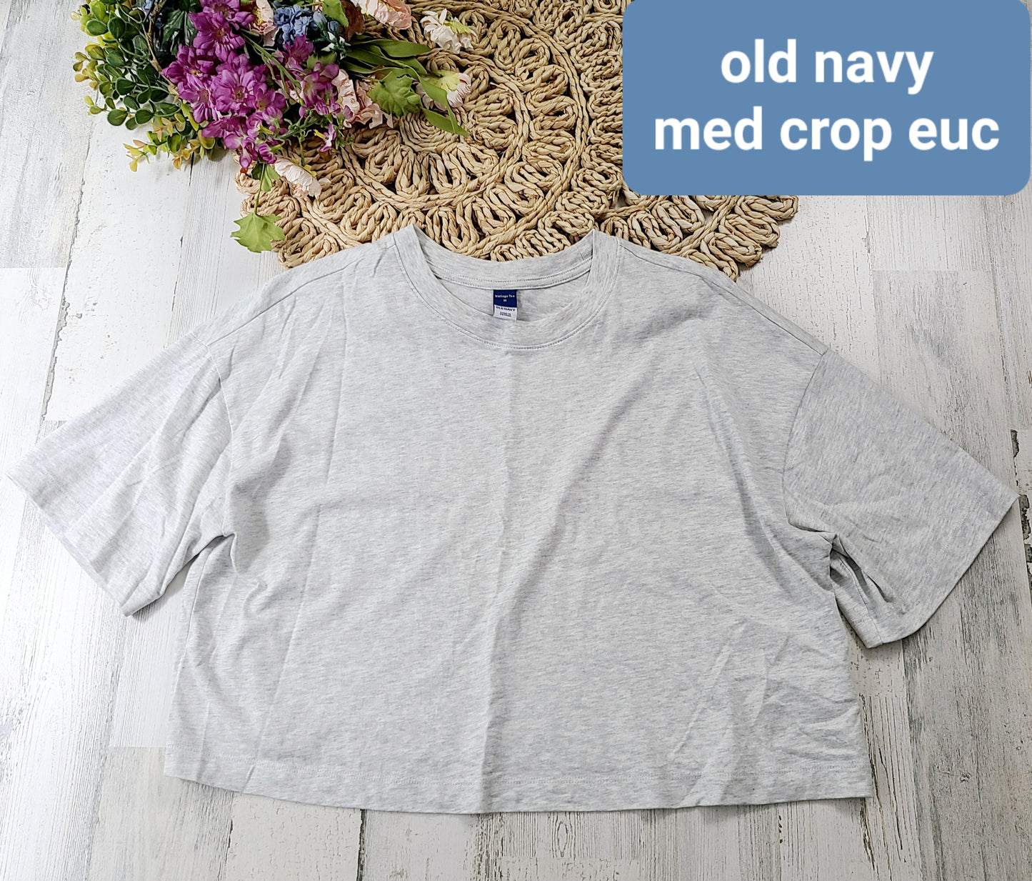 crop light gray old navy