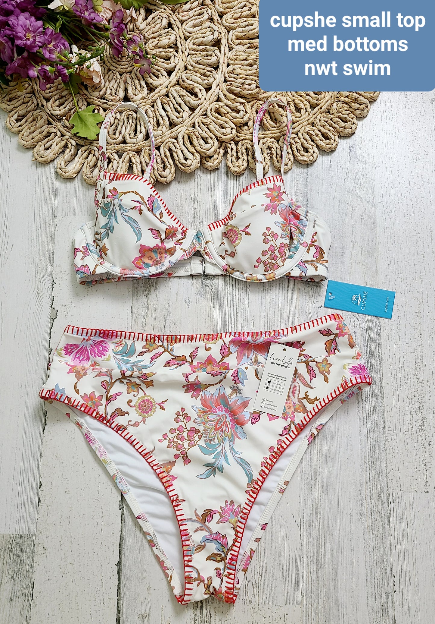 new cupshe two piece swim