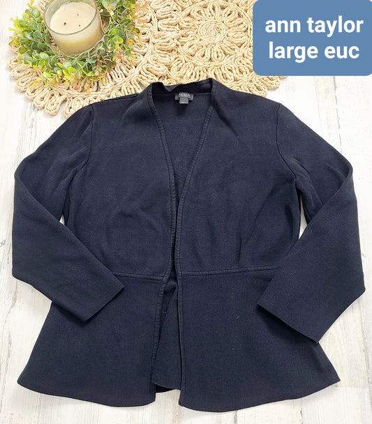 black blazer ann taylor