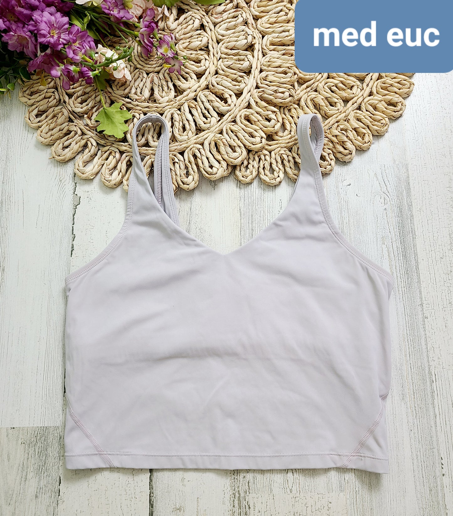 no brand vneck active tank