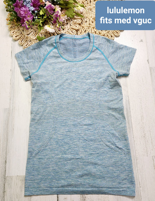 blue lululemon tee med