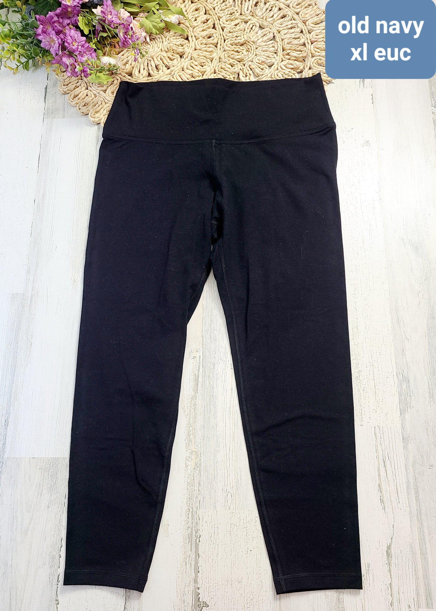 black leggings old navy xl