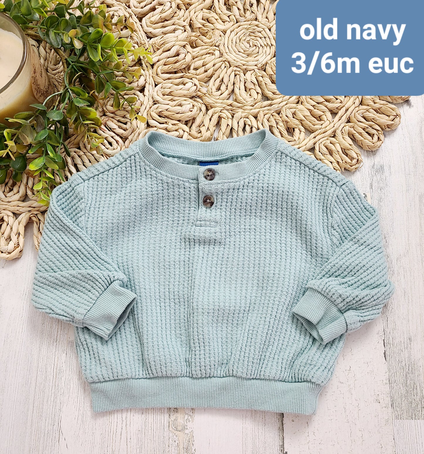 waffle henley old navy