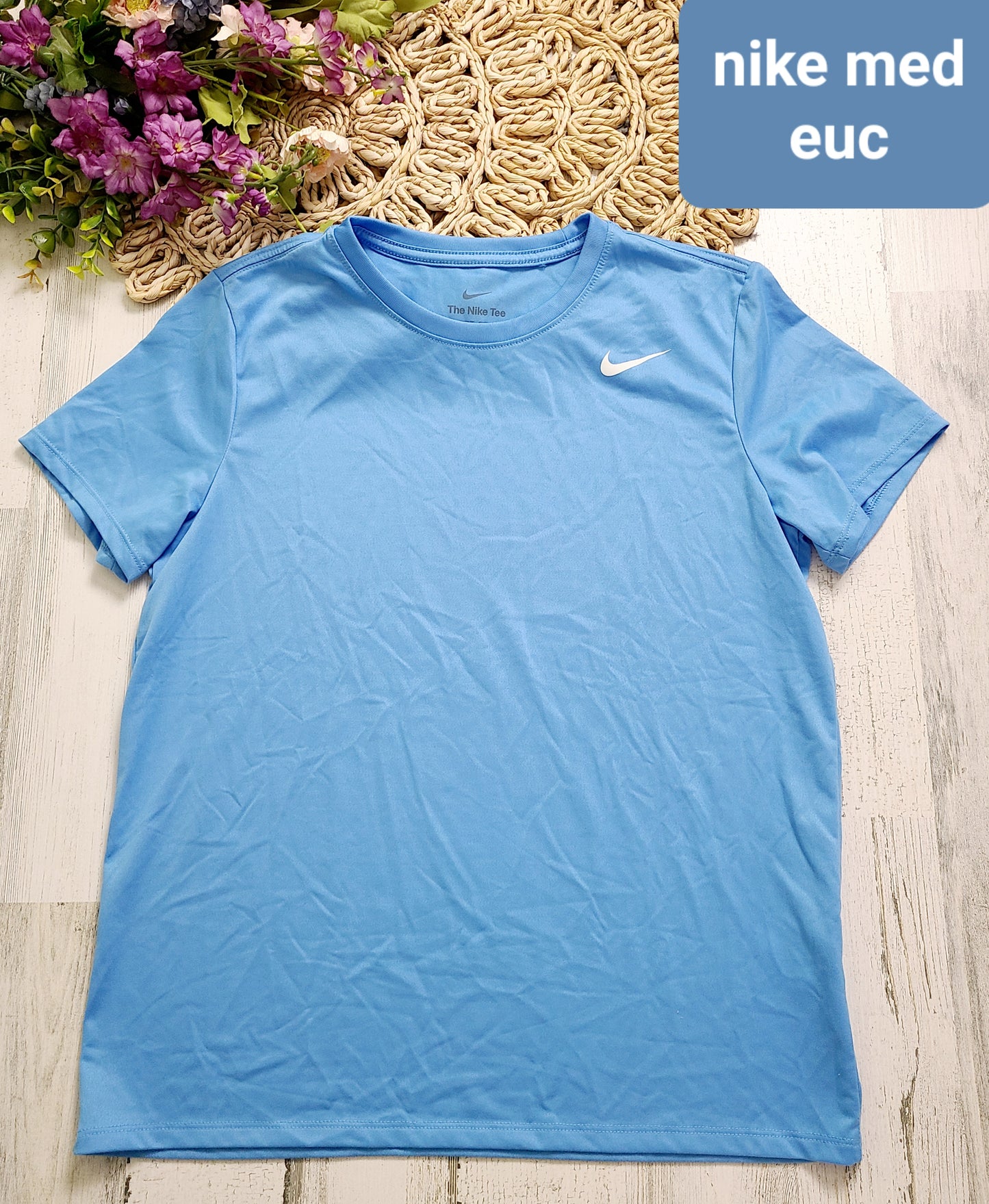 blue womens tee nike