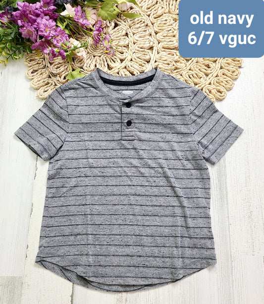 old navy henley with stripes boys