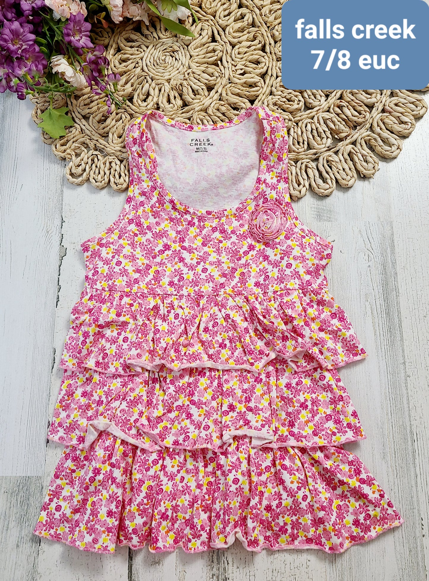 falls creek ruffle tank