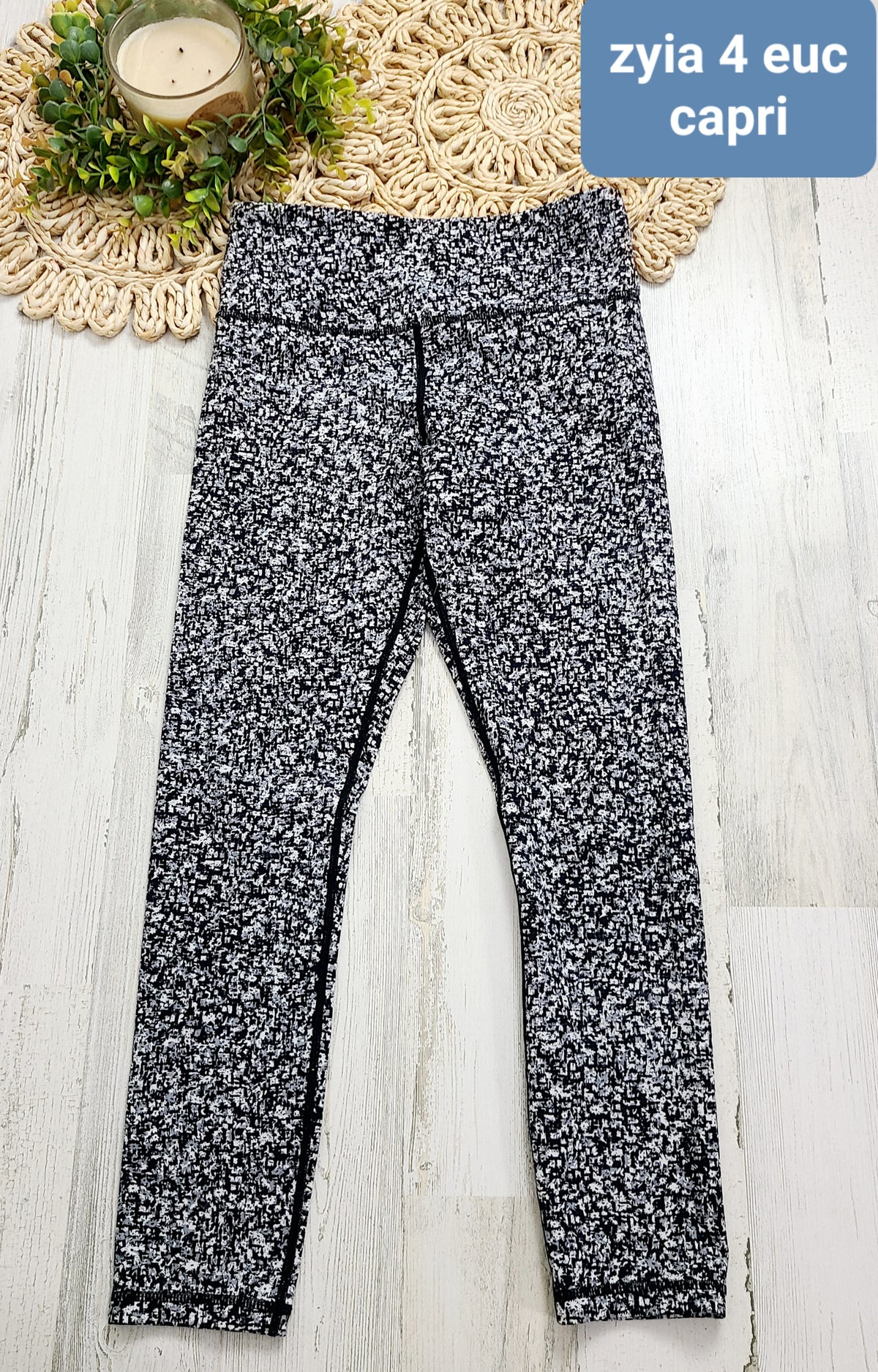 capri zyia speckled leggings