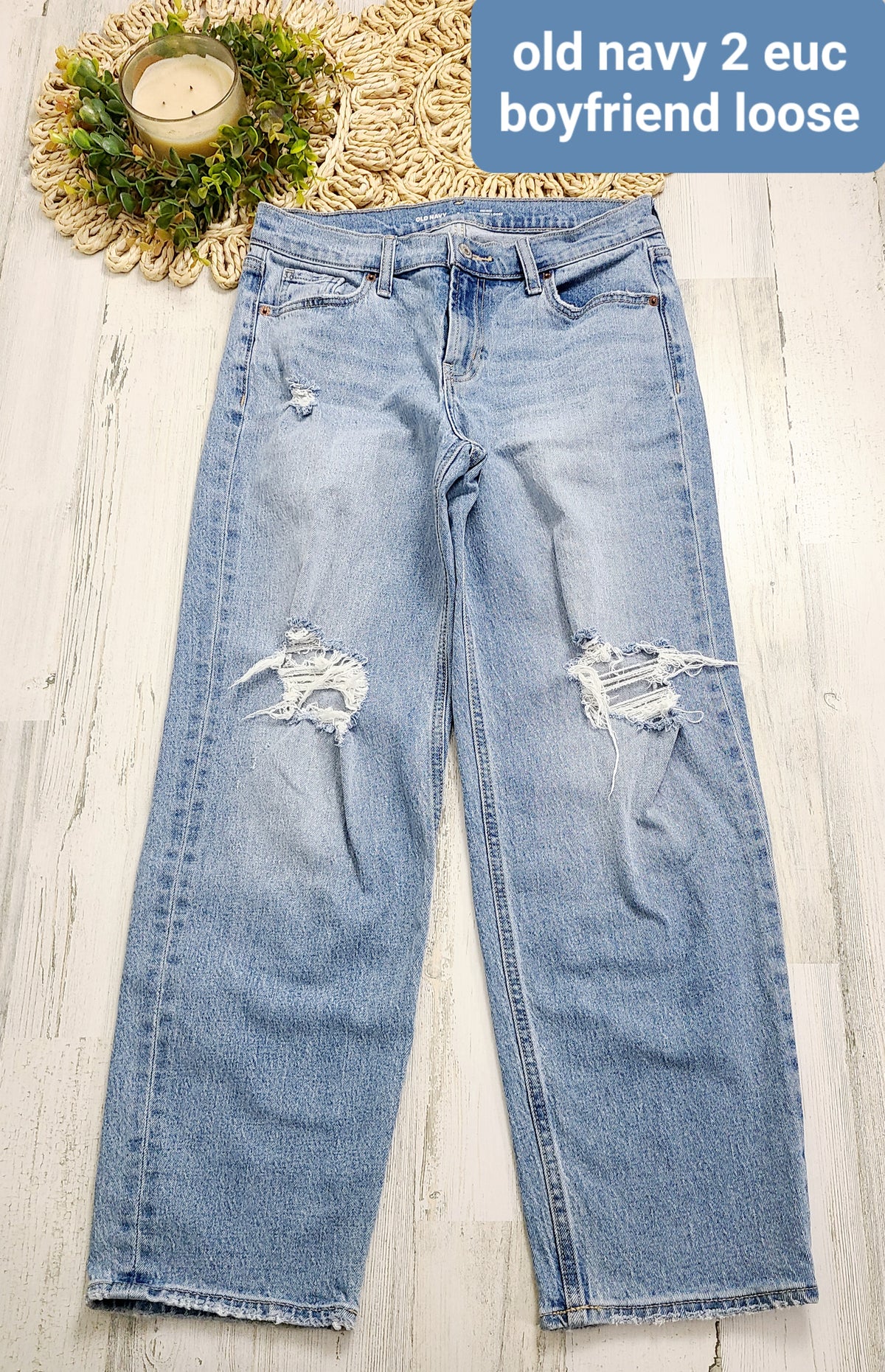 boyfriend sz 2 old navy womens