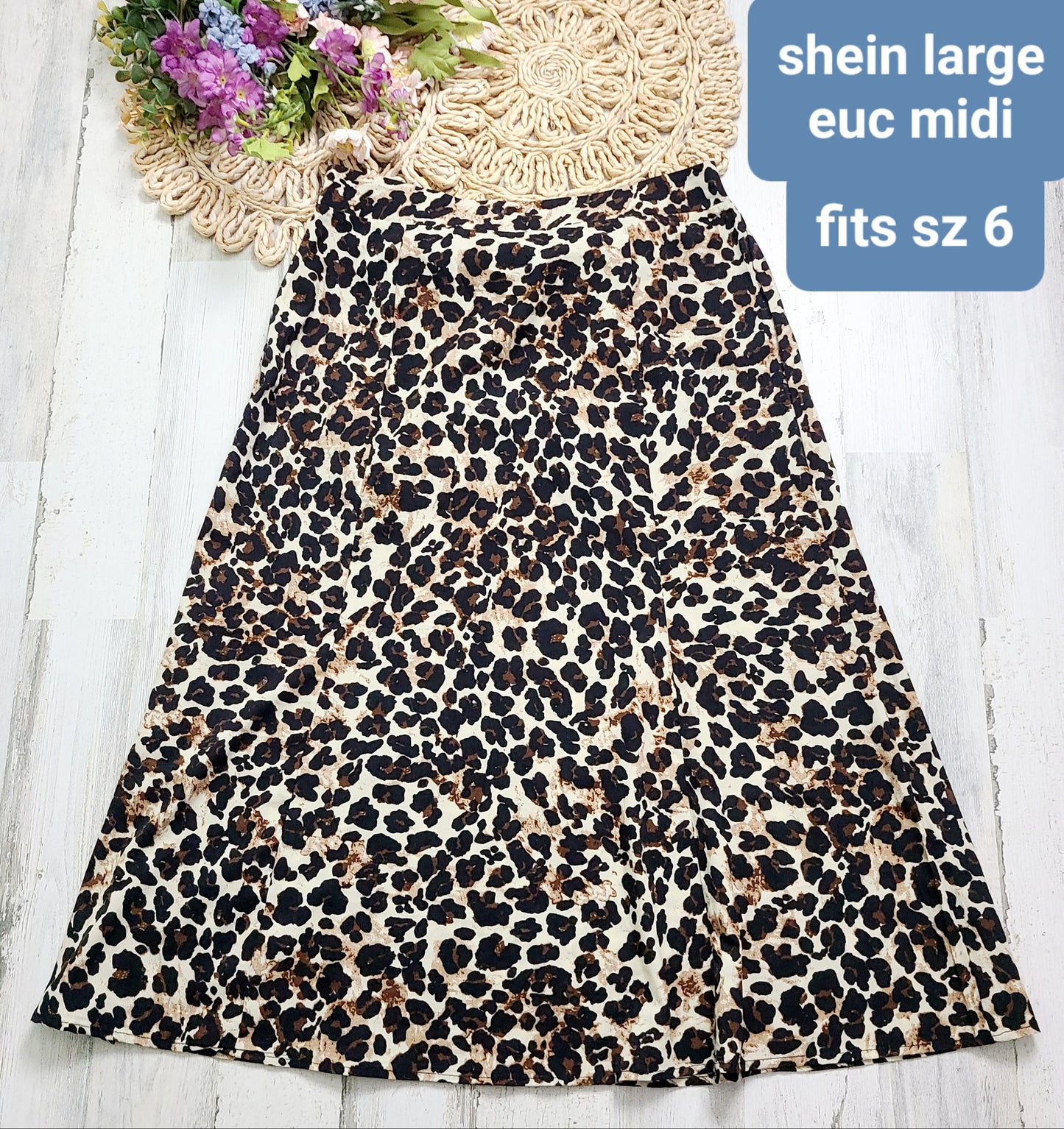 shein leopard fits sz 6