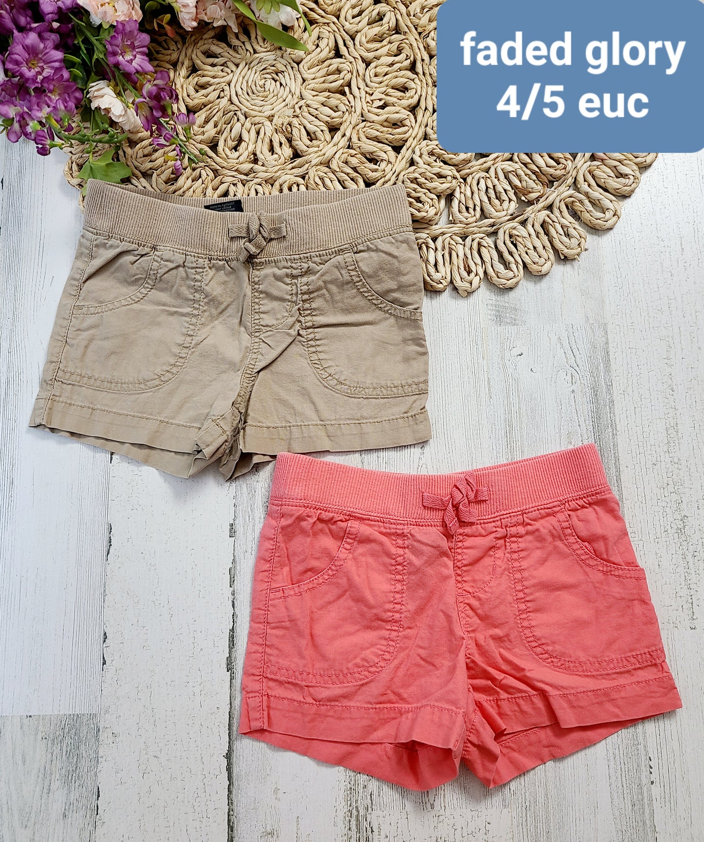 faded glory 2 shorts