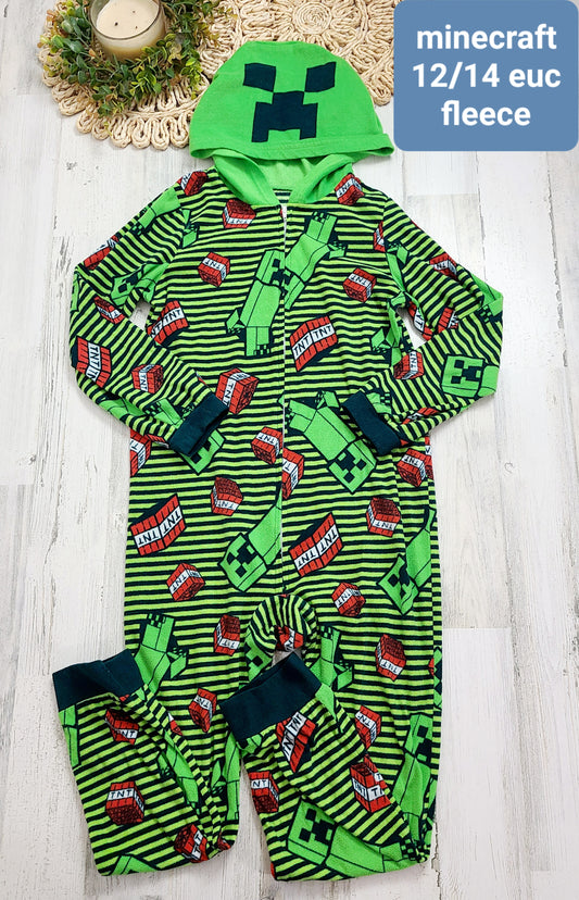 minecraft fleece one piece
