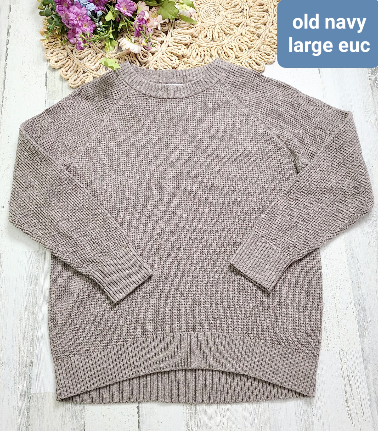 waffle sweater old navy