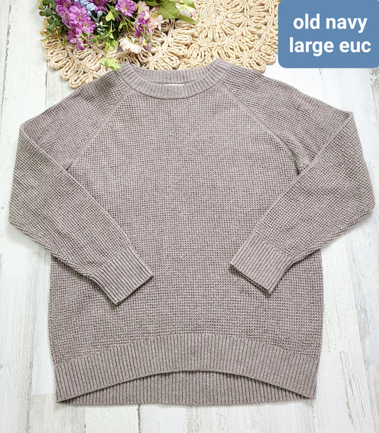waffle sweater old navy