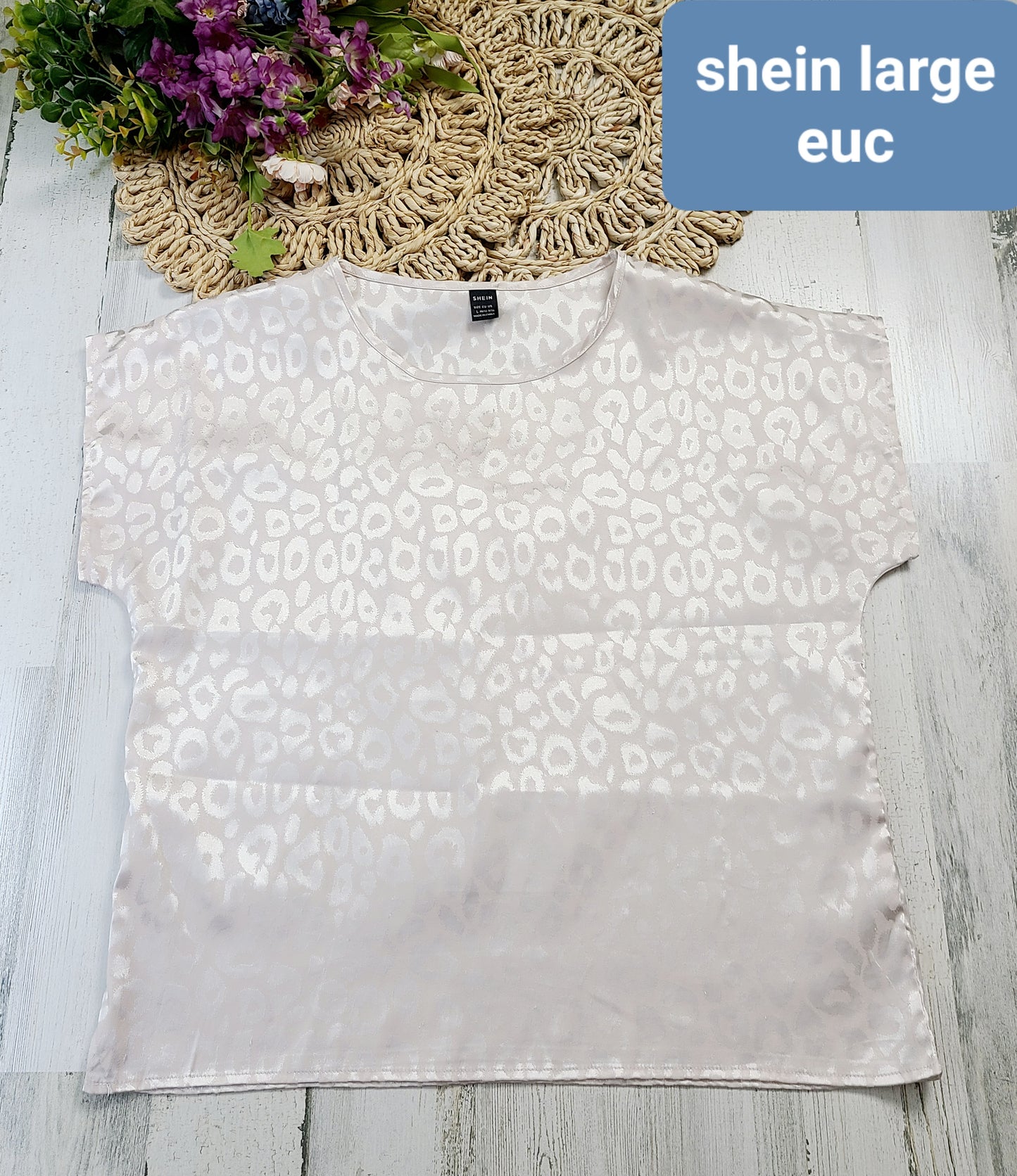 shein shiny leopard