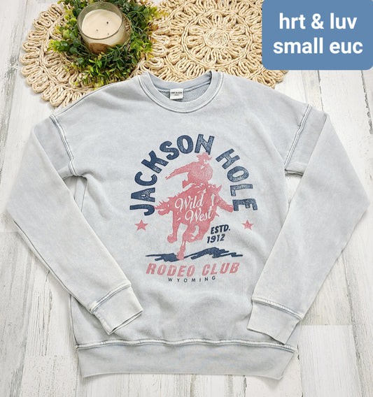 rodeo club crewneck hrt&luv
