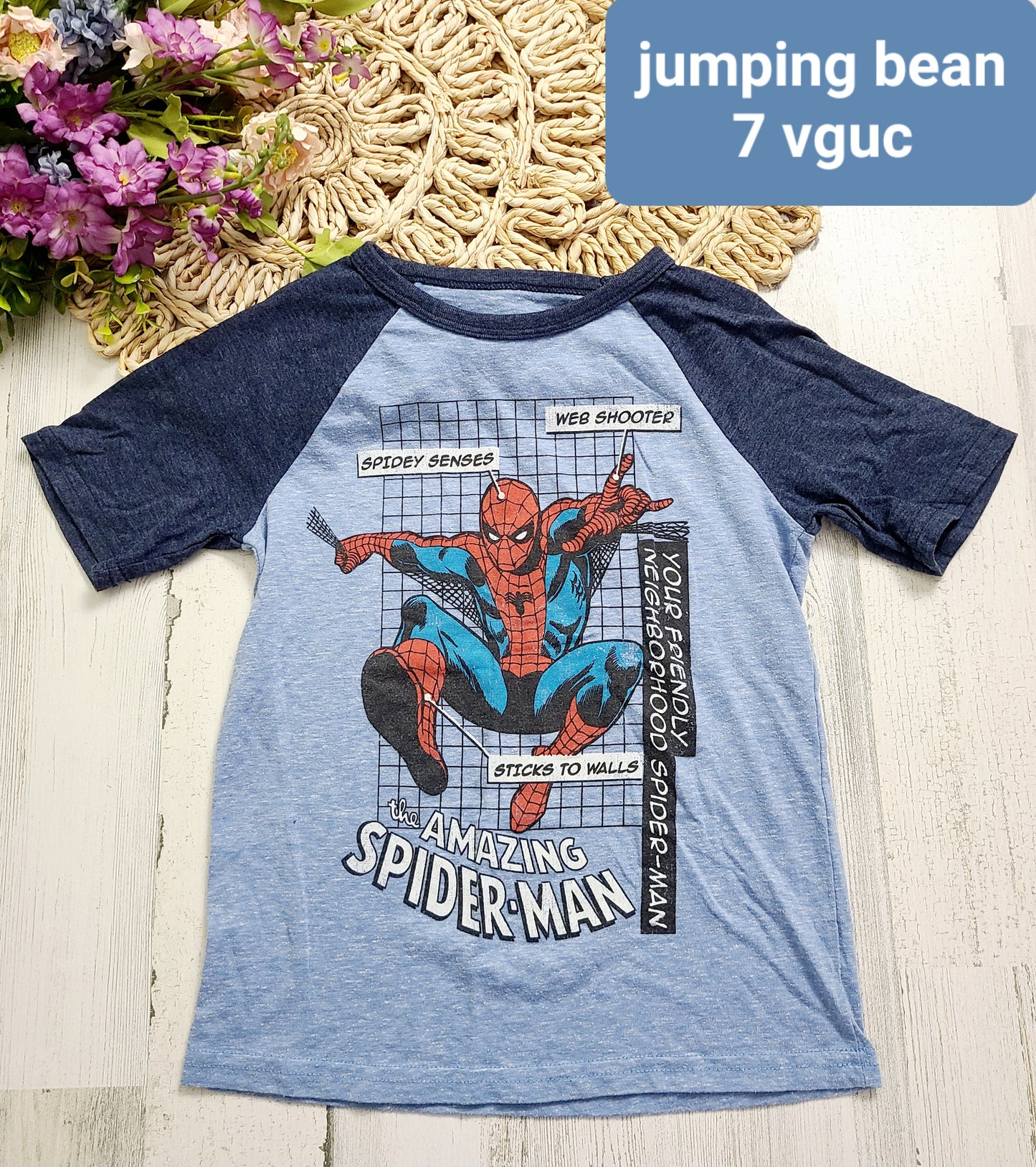 amazing spiderman jumping bean tee