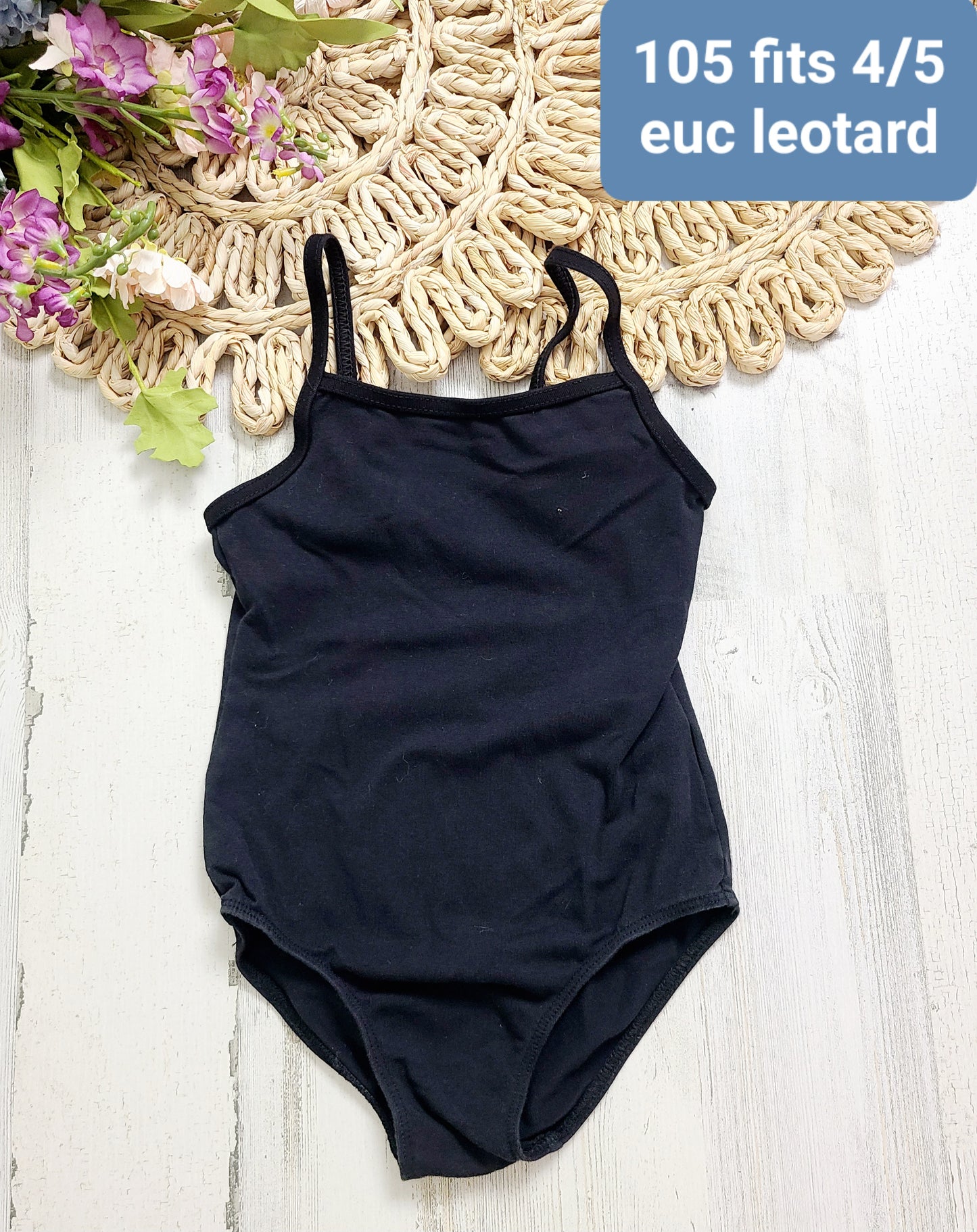 leotard black 4/5