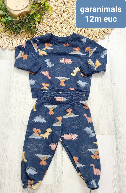 dino volcano sweatsuit garanimals