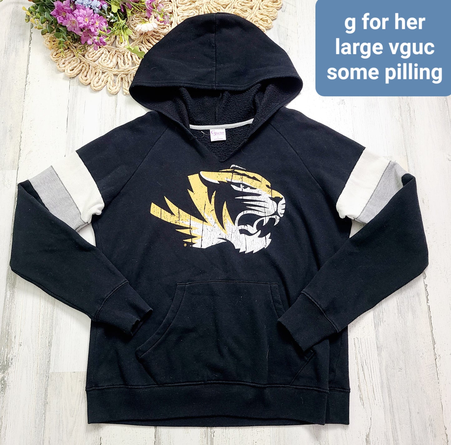 mizzou black hoodie g for her
