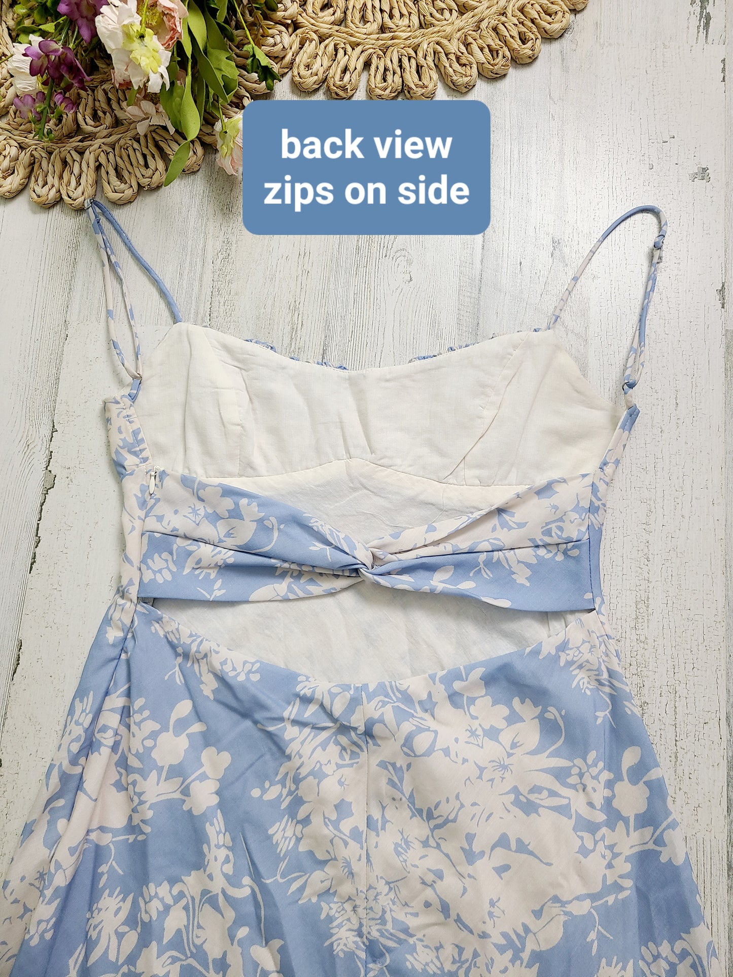 Saints & secrets open back dress