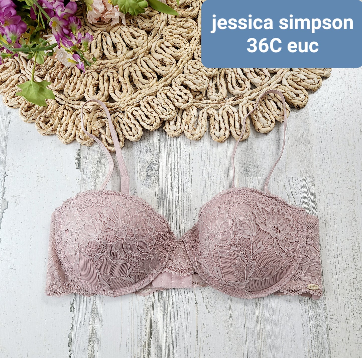 jessica simpson lace bra