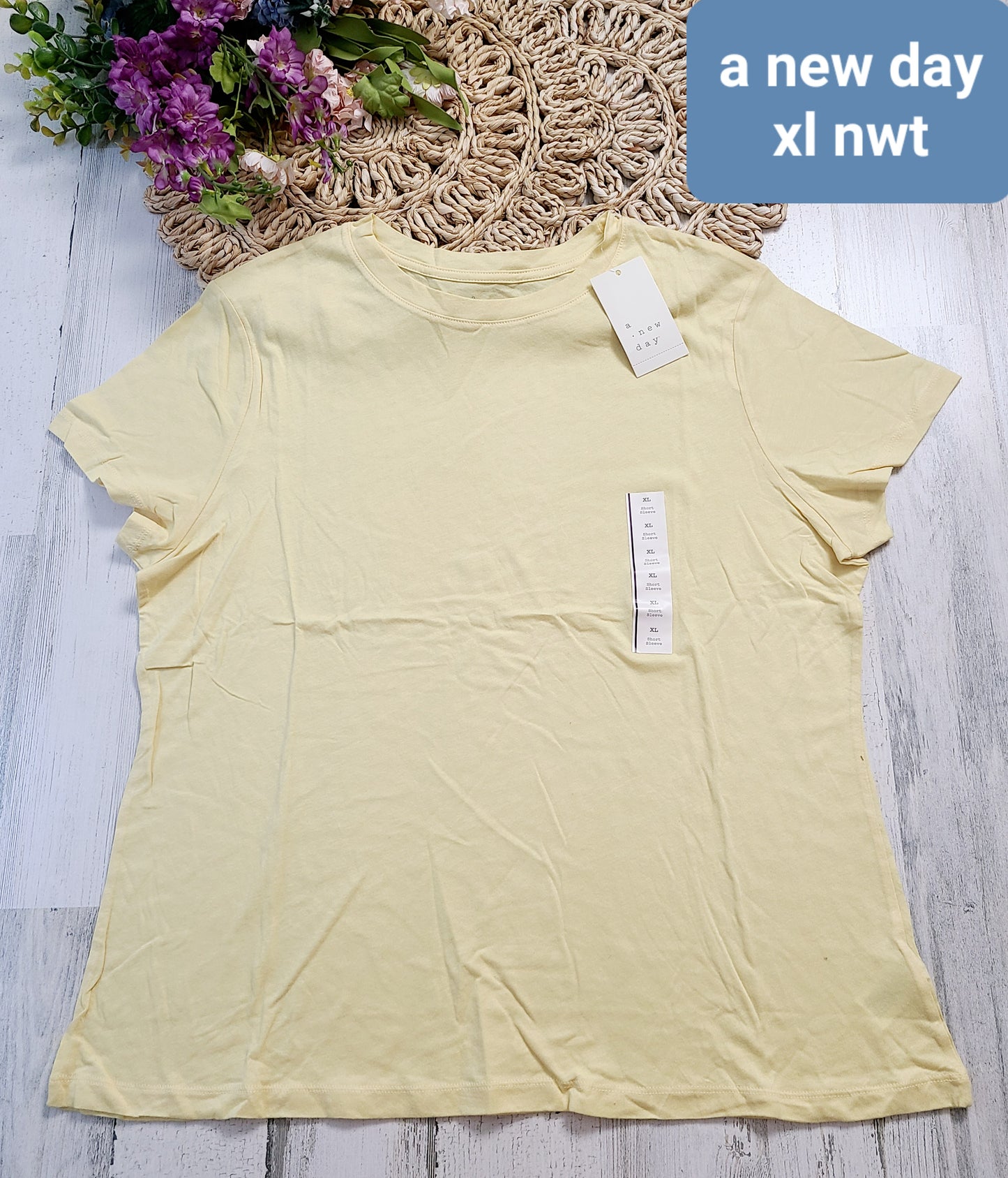 yellow tee a new day