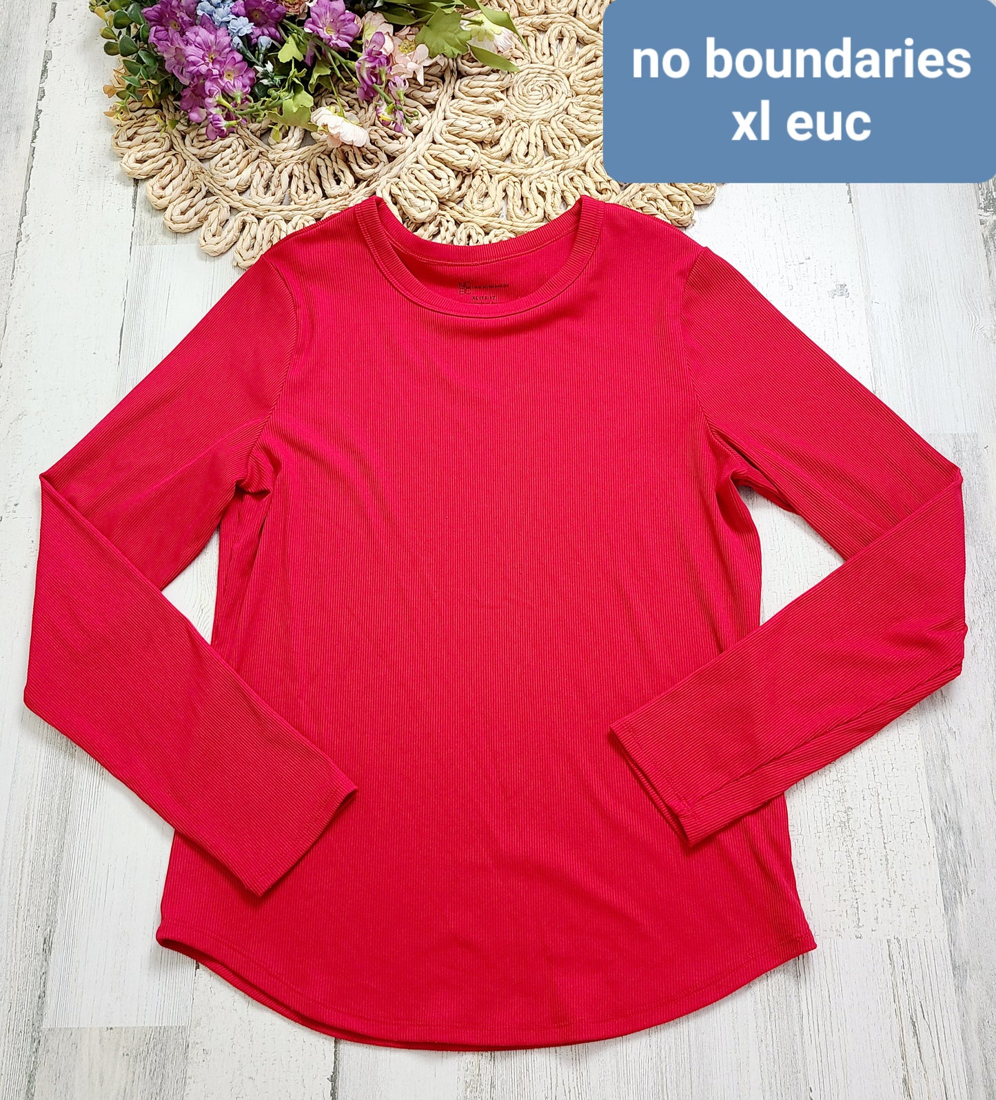 multiple colors no boundaries long sleeve xl