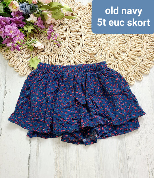 old navy juy 4 floral skort