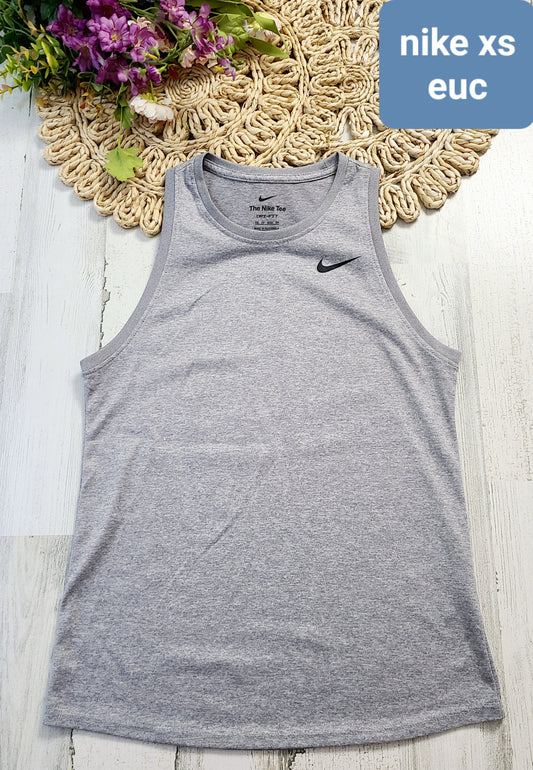 nike gray tank xs womens