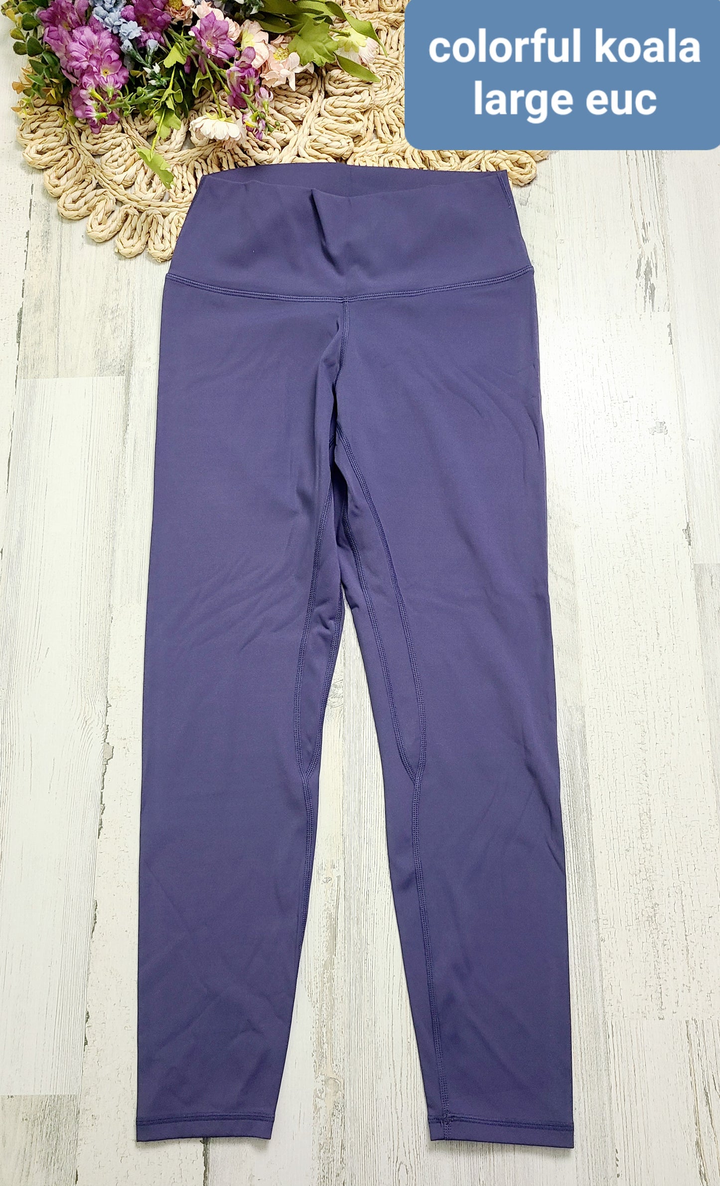 purple colorful koala legging