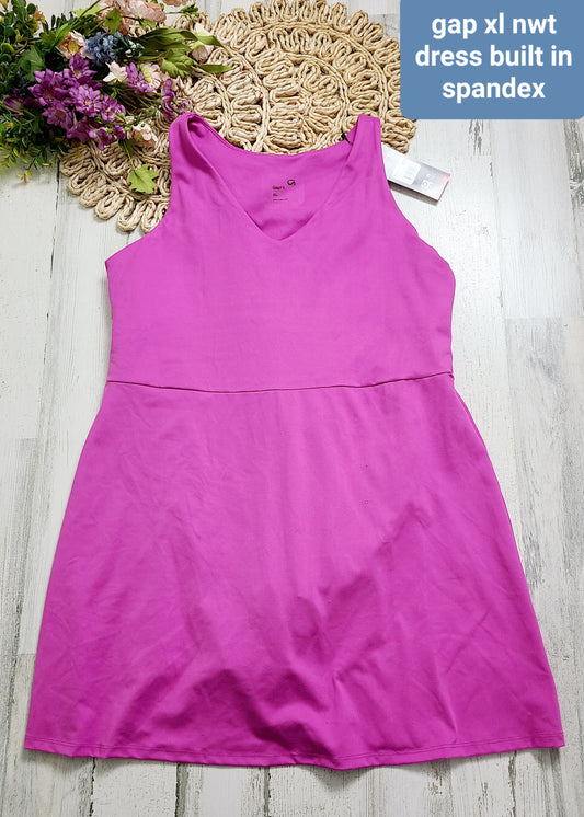 new gap active dress with spandex shorts inside xl