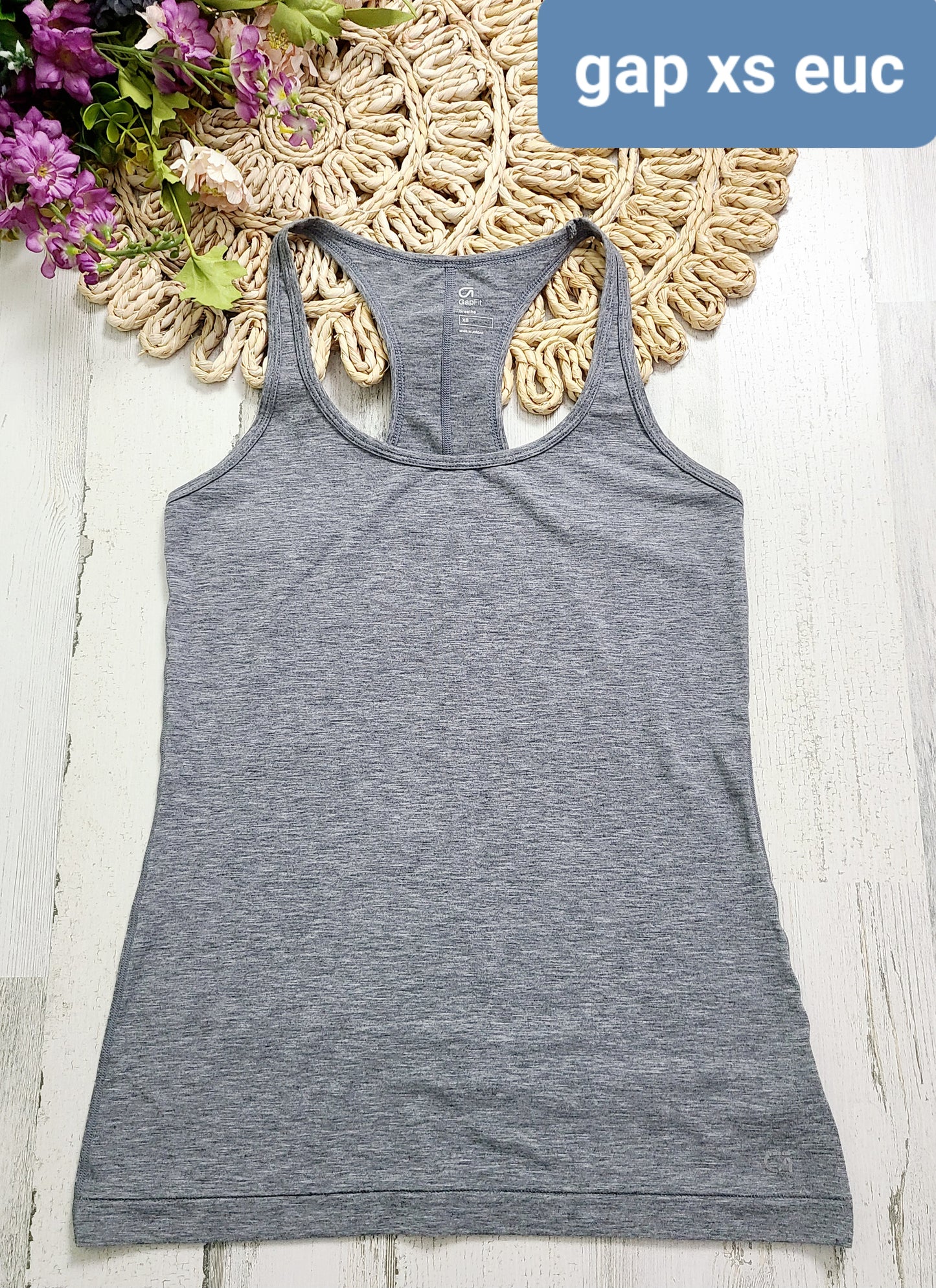 gap gray tank xs