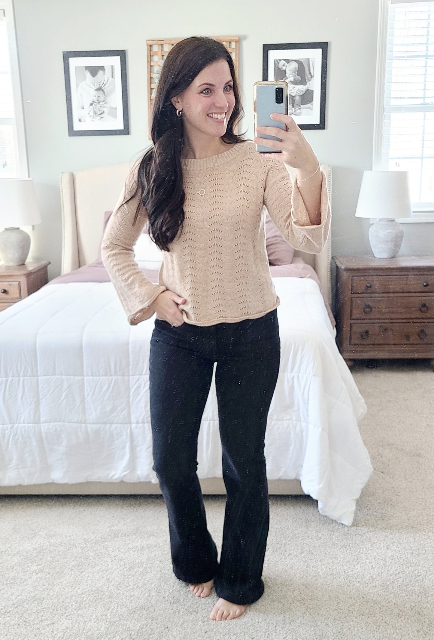 lauren conrad eyelet sweater